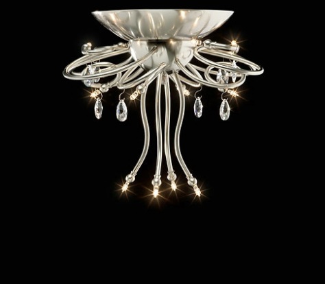 Plafonniere Florence Ben Demmers BD design nikkel klassieke verlichting