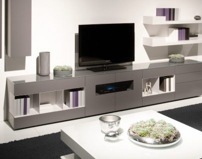 Karat tv dressoir met vitrine