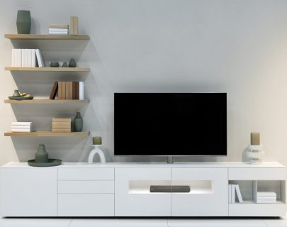 Karat wit hoogglans tv meubel