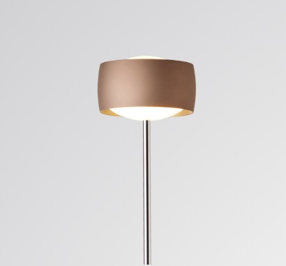 Oligo Grace vloerlamp Satin Copper