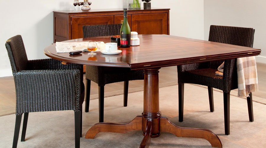 DeKoninck kersenhouten tafel | Hoogebeen Interieur