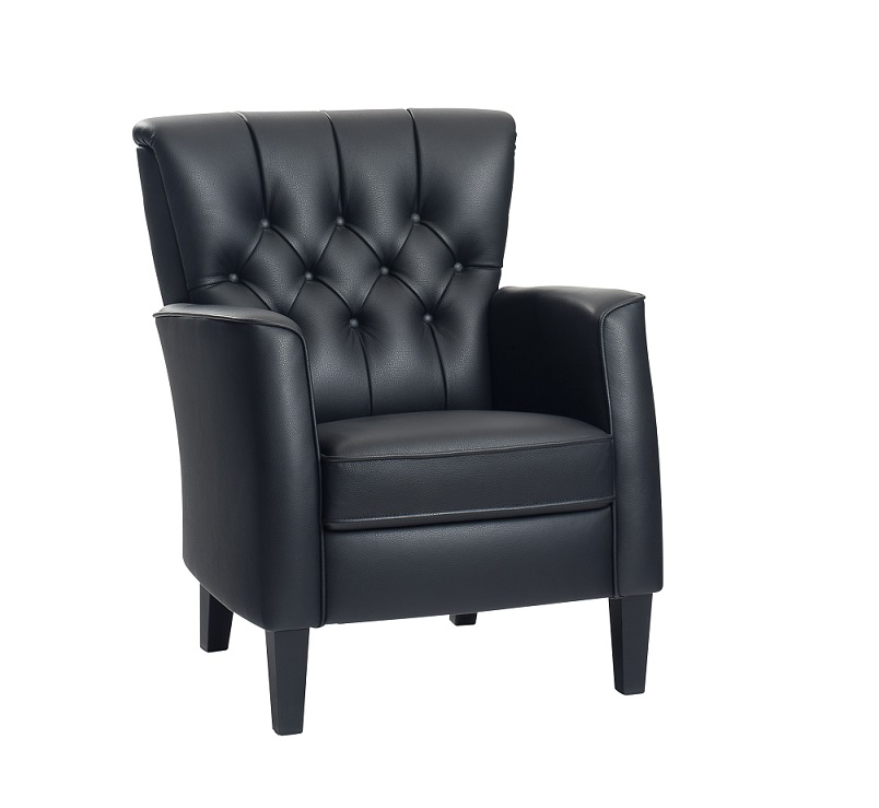 Klassieke gecapitonneerde fauteuil