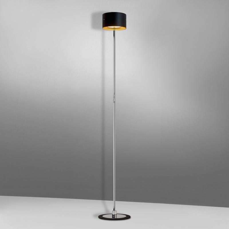 Oligo Trofeo vloerlamp zwart goud