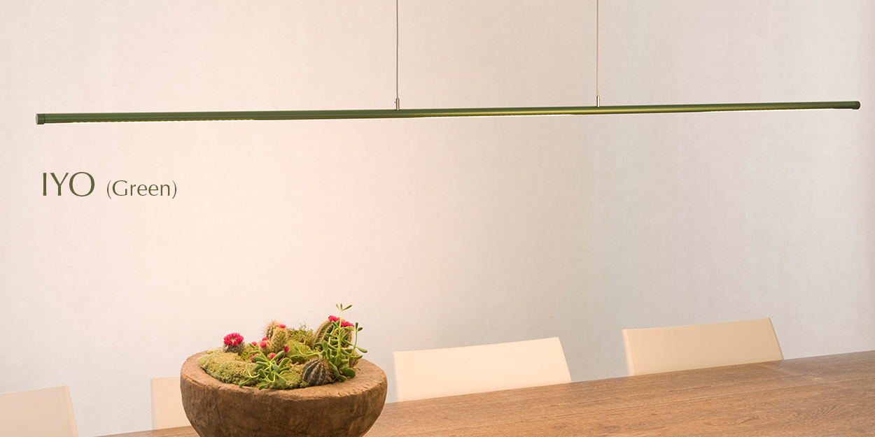 Ferrolight IYO hanglamp groen