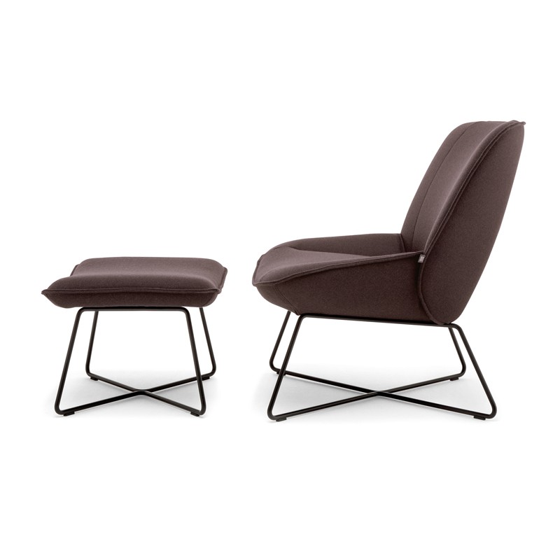 Rolf Benz 383 fauteuil stof