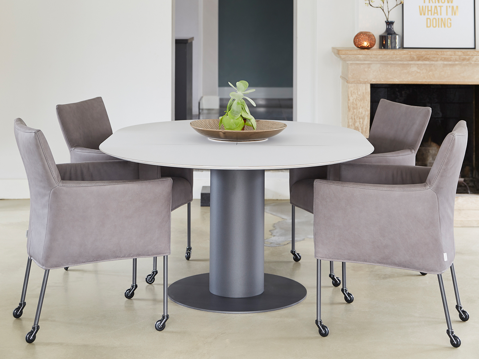 Uitschuifbare eettafel Bottom Afbeelding