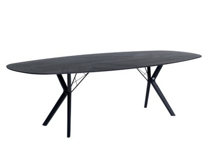 Mobitec Eclipse eettafel zwart mozaiek