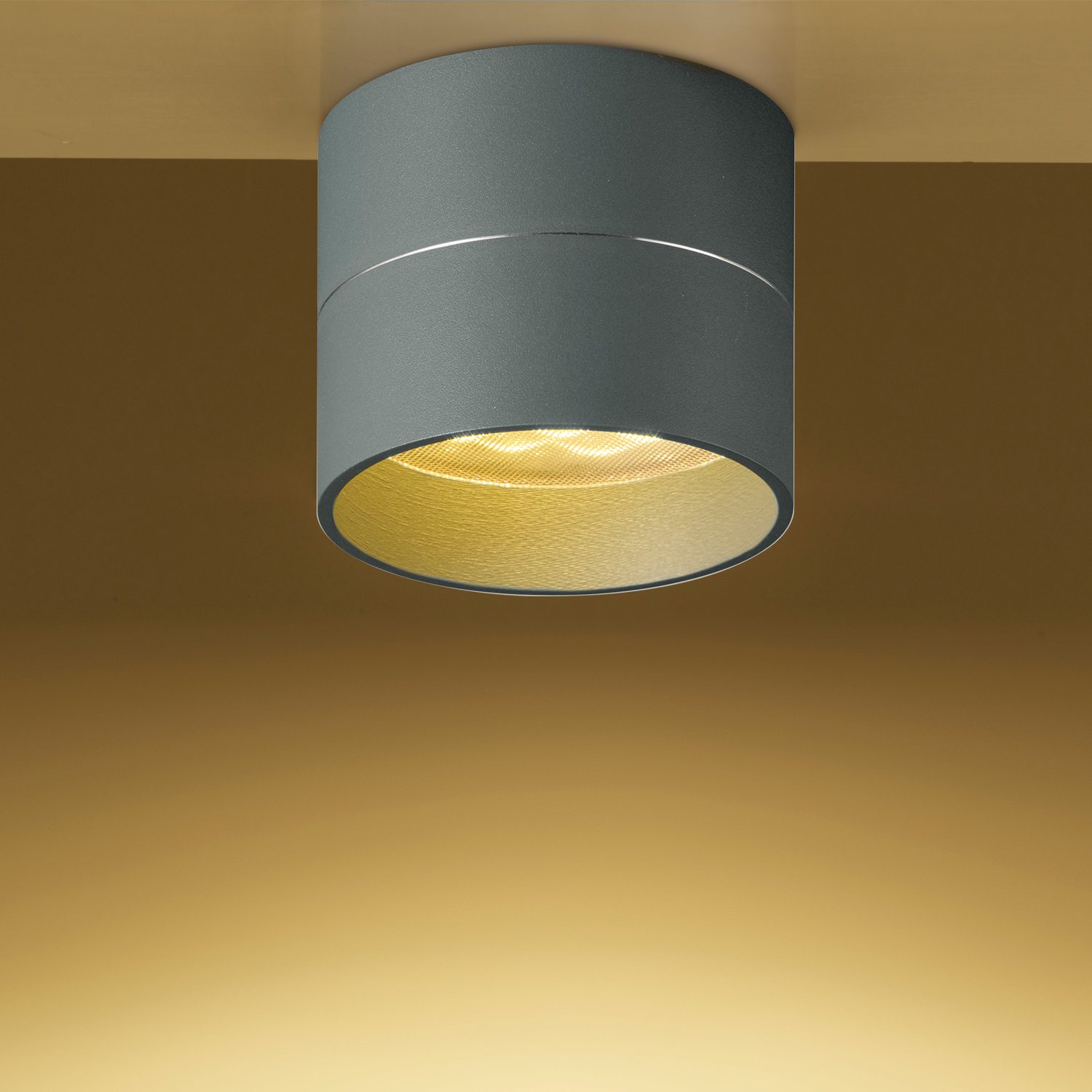 Oligo Tudor LED plafondlamp Grijs mat