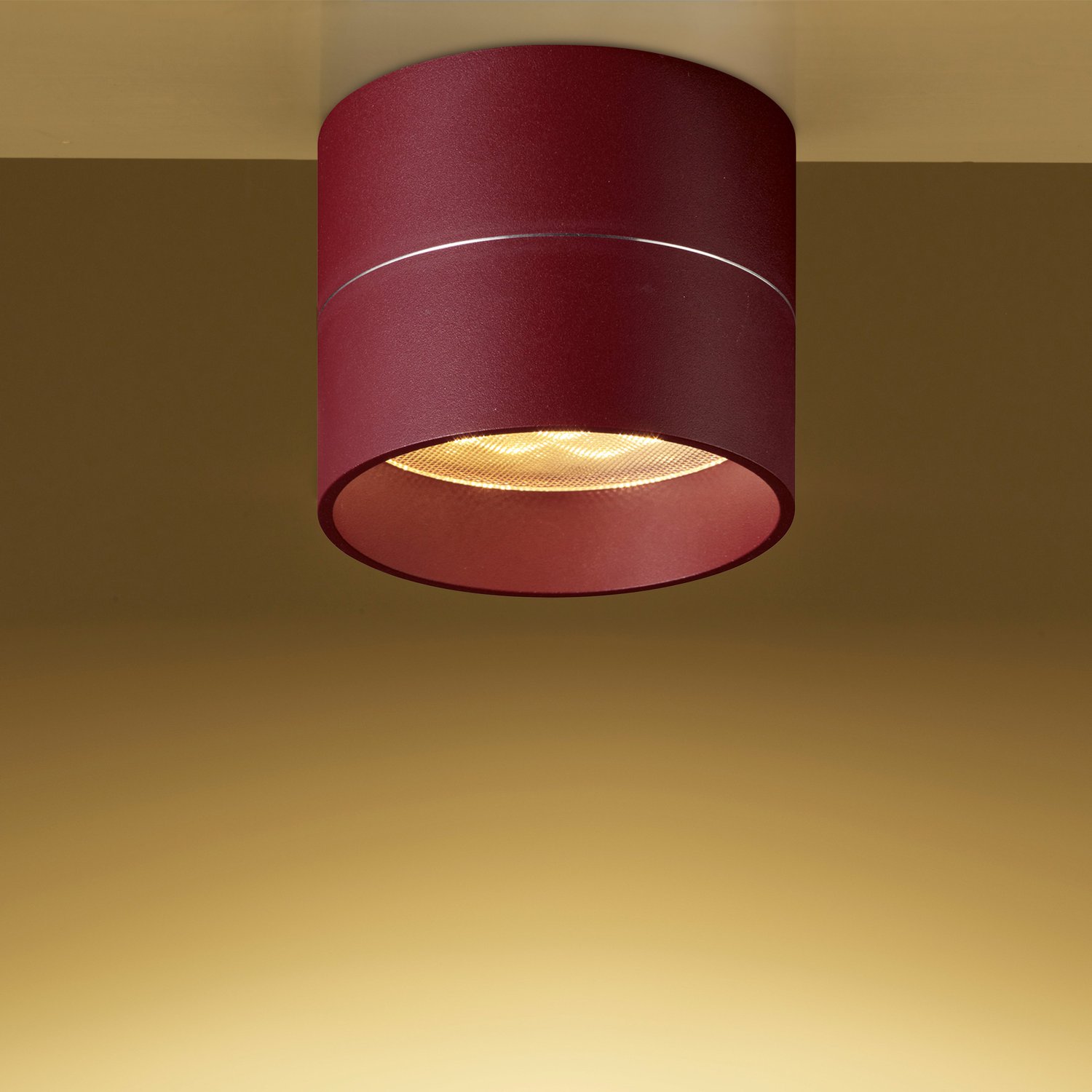 Oligo Tudor LED plafondlamp rood