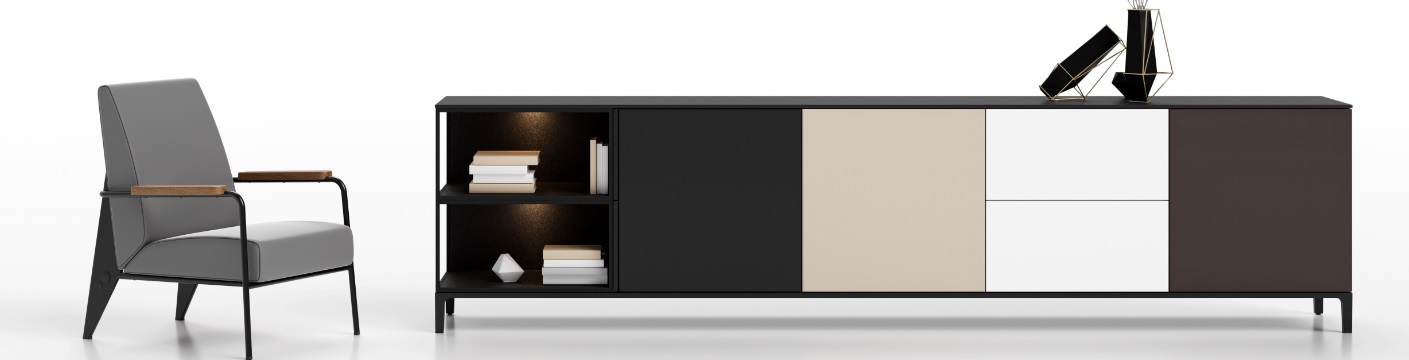 Saunaco Cas modern tv dressoir Banner Image