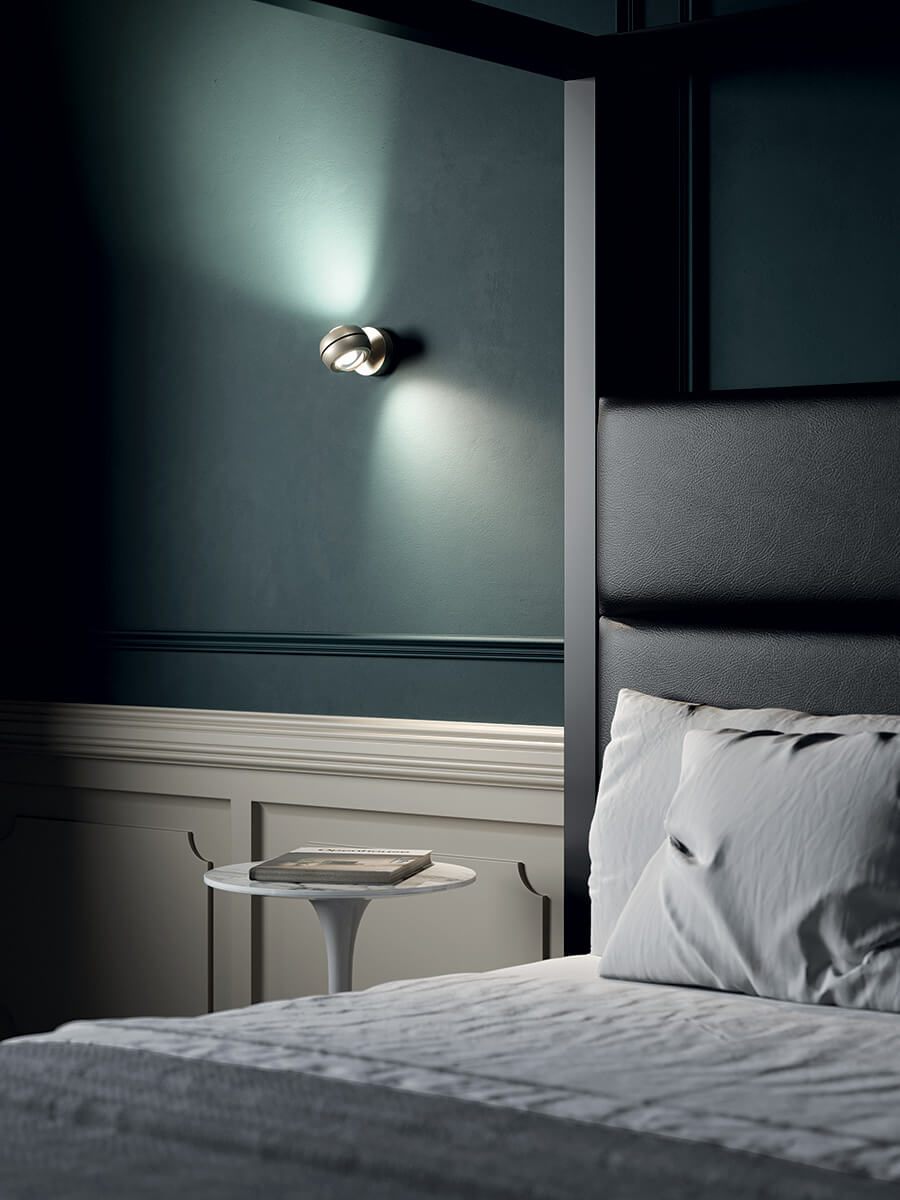 Lodes Nautilus wandlamp nacht