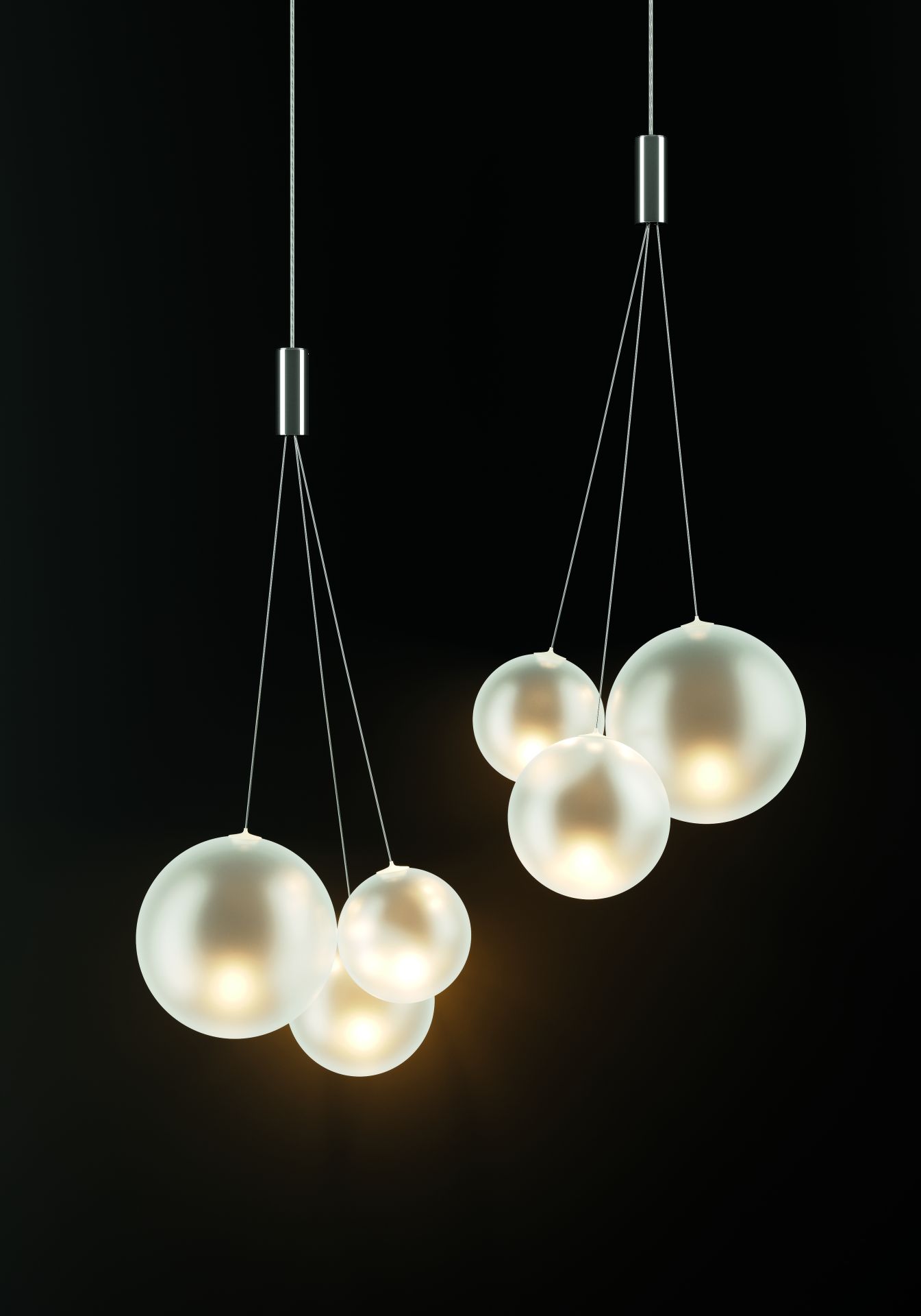 Lodes Random Chroom hanglamp