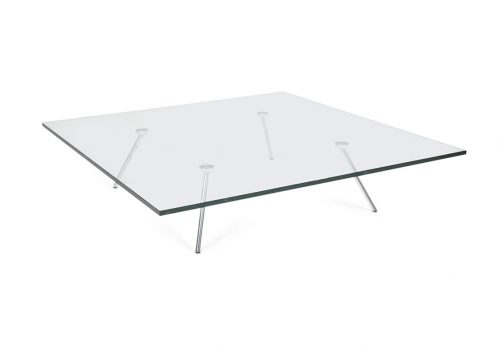 Beek Maupertuus salontafel glas vierkant