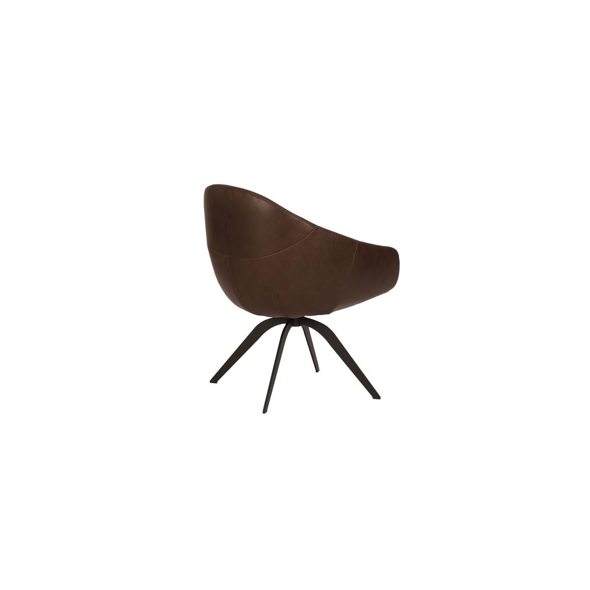 Gealux Hera eetkamerfauteuil bruin leder