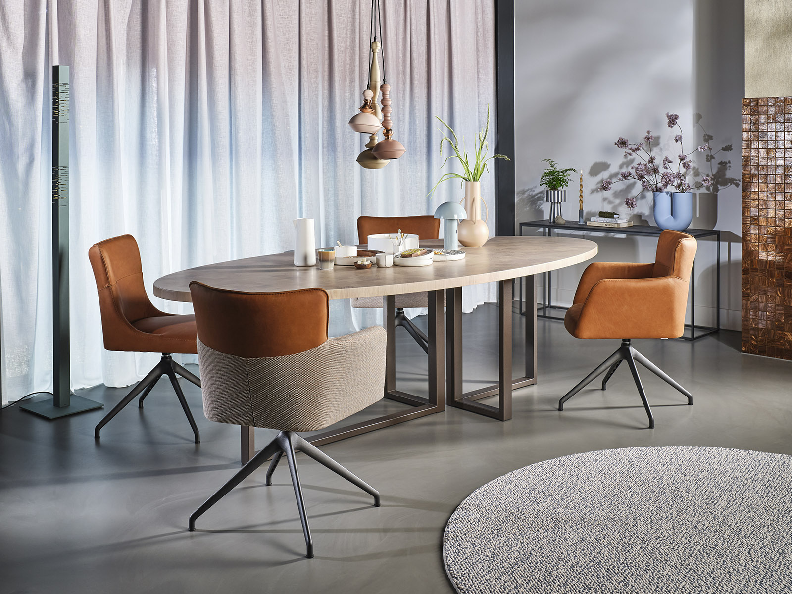 Bert Plantagie Lilac eetkamerfauteuils