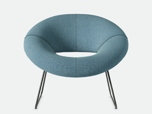 Leolux Mimas fauteuil blauw