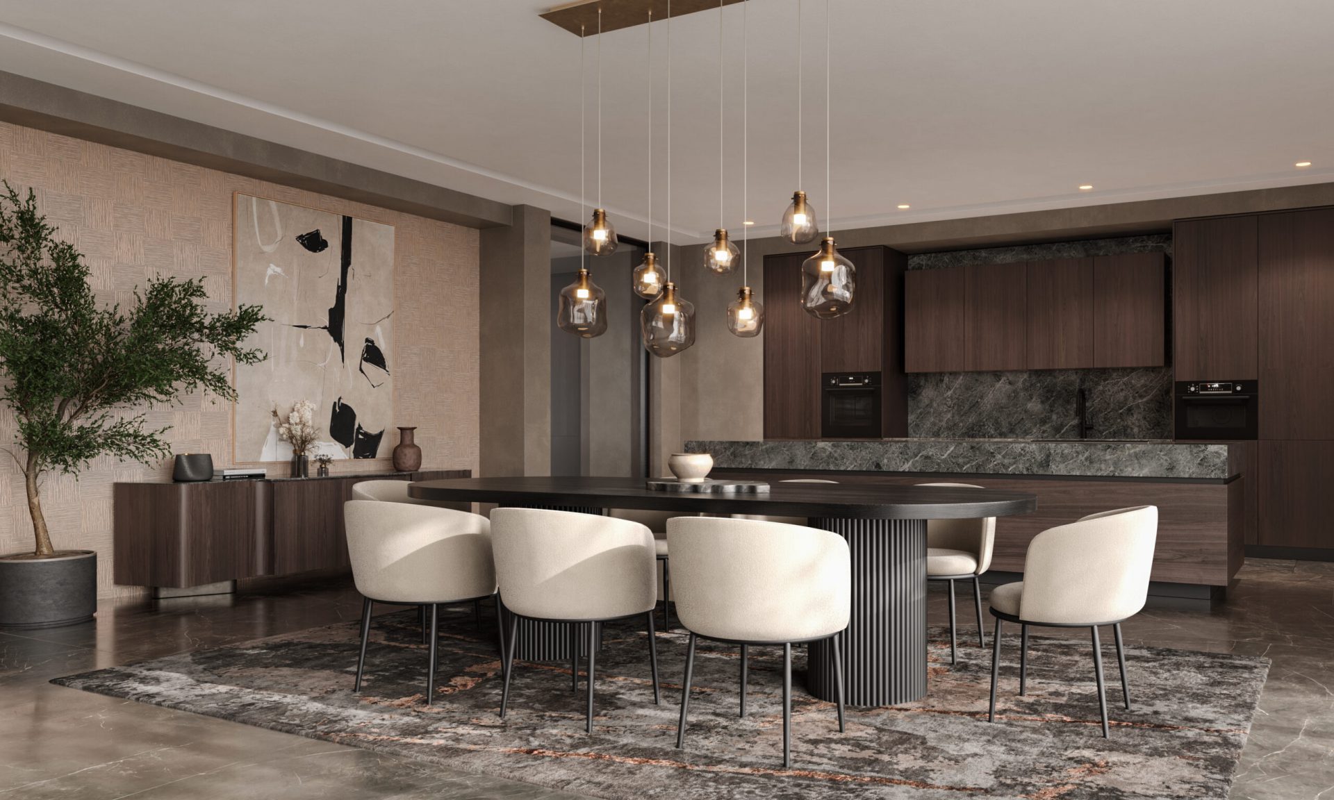 Ilfari Celeste H2 eettafel lamp