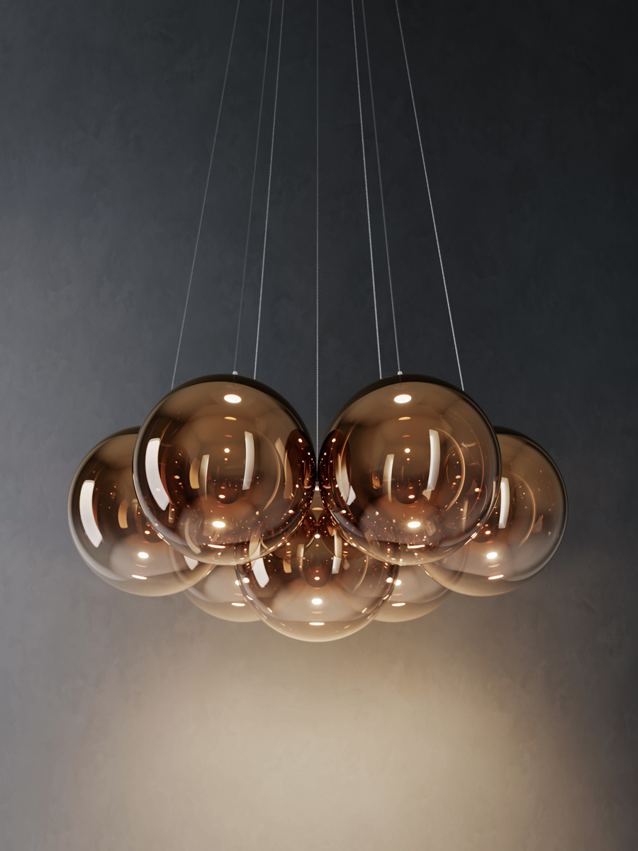 Lodes Random Cloud Glossy Bronze