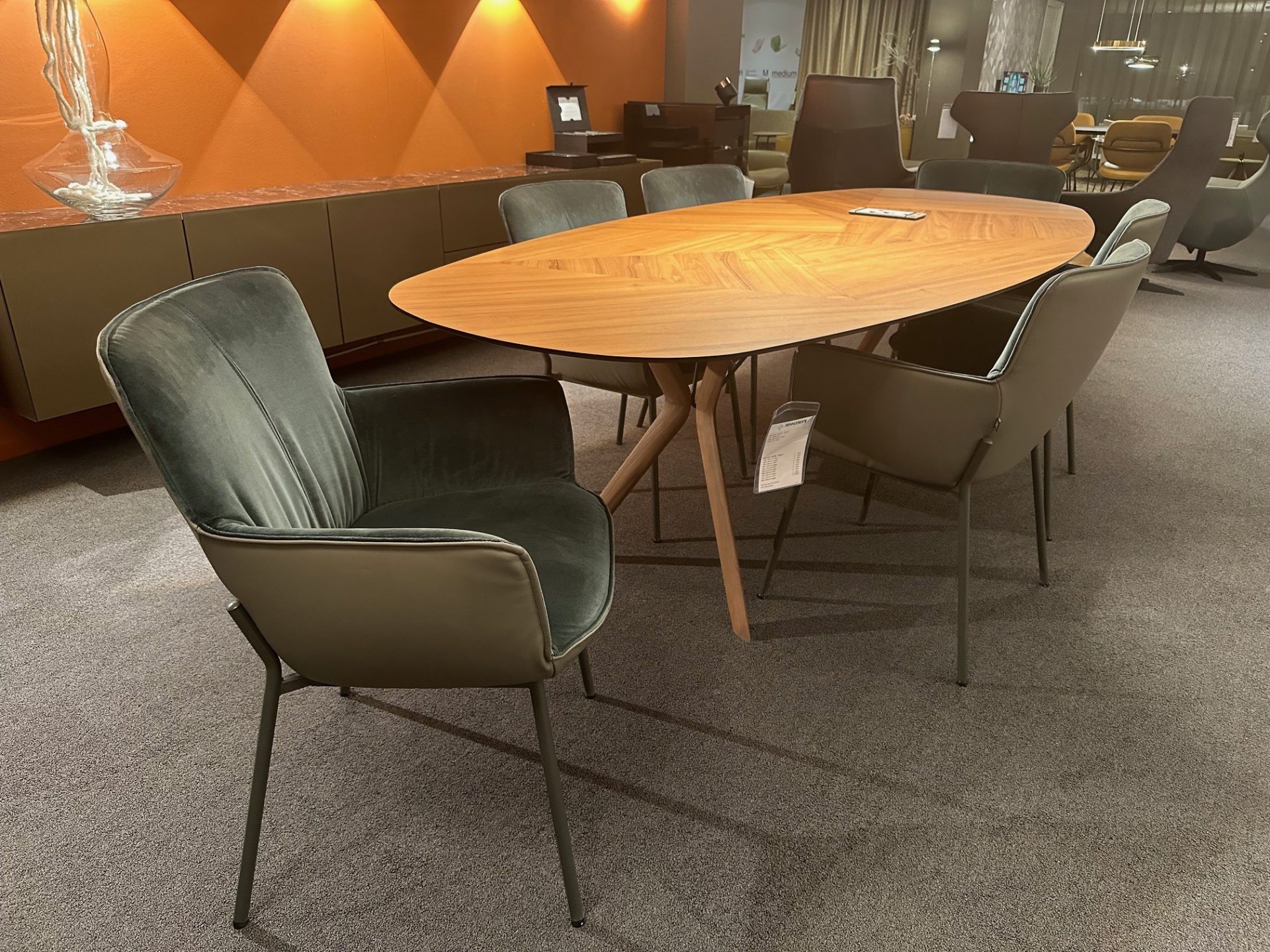 Rolf Benz 655 eetkamerfauteuils set outlet