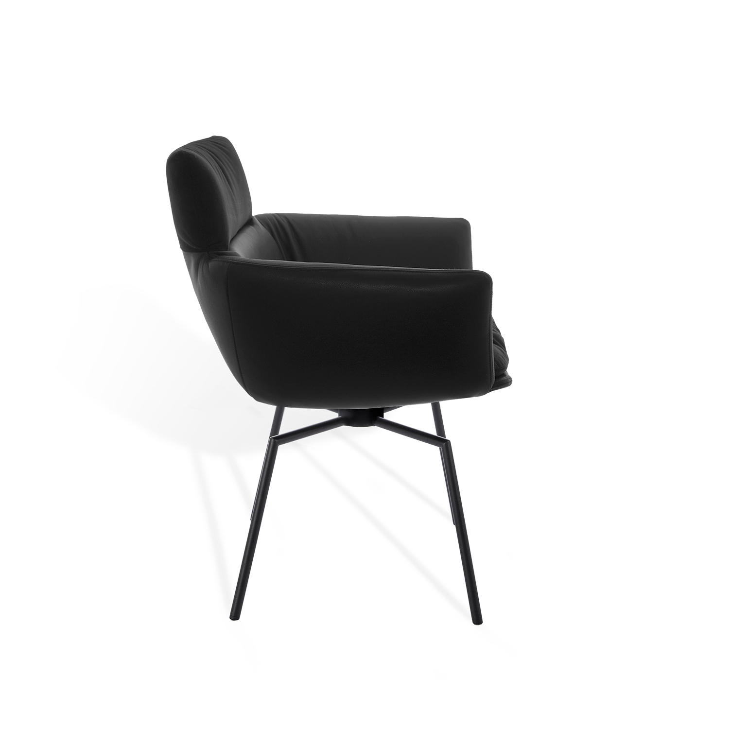 KFF Faye eetkamerfauteuil zwart