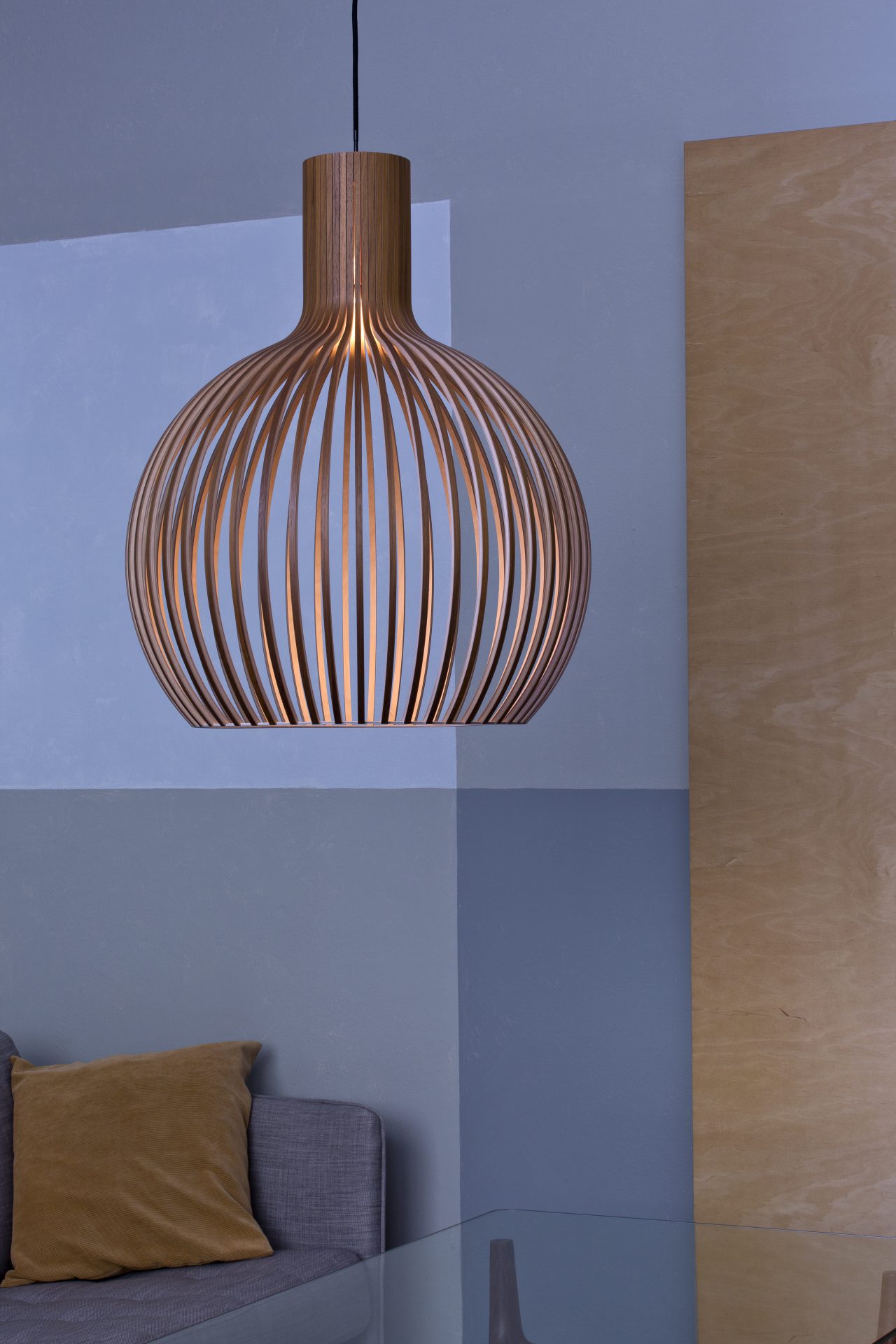 Secto Design Octo hanglamp walnootfineer