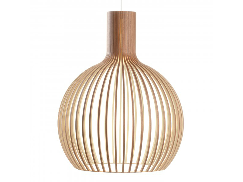 Secto Design Octo hangende lamp walnootfineer