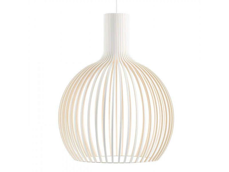 Secto Design Octo hangende lamp wit gelamineerd