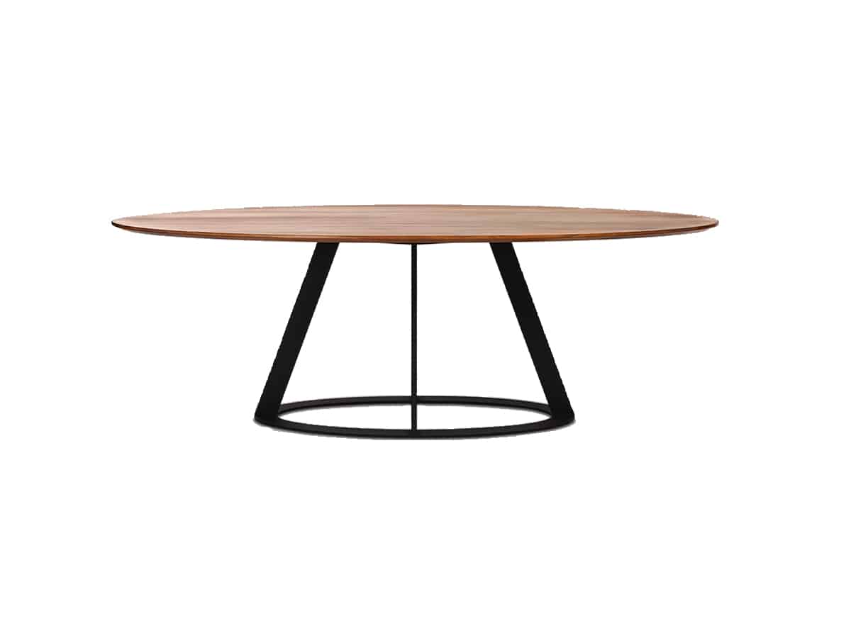 Harvink Fier eettafel rond noten