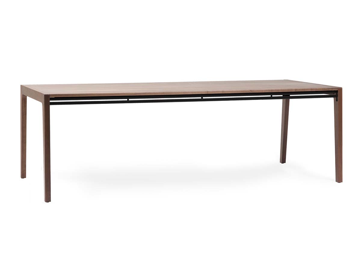 Harvink Splinter eettafel met zwart frame