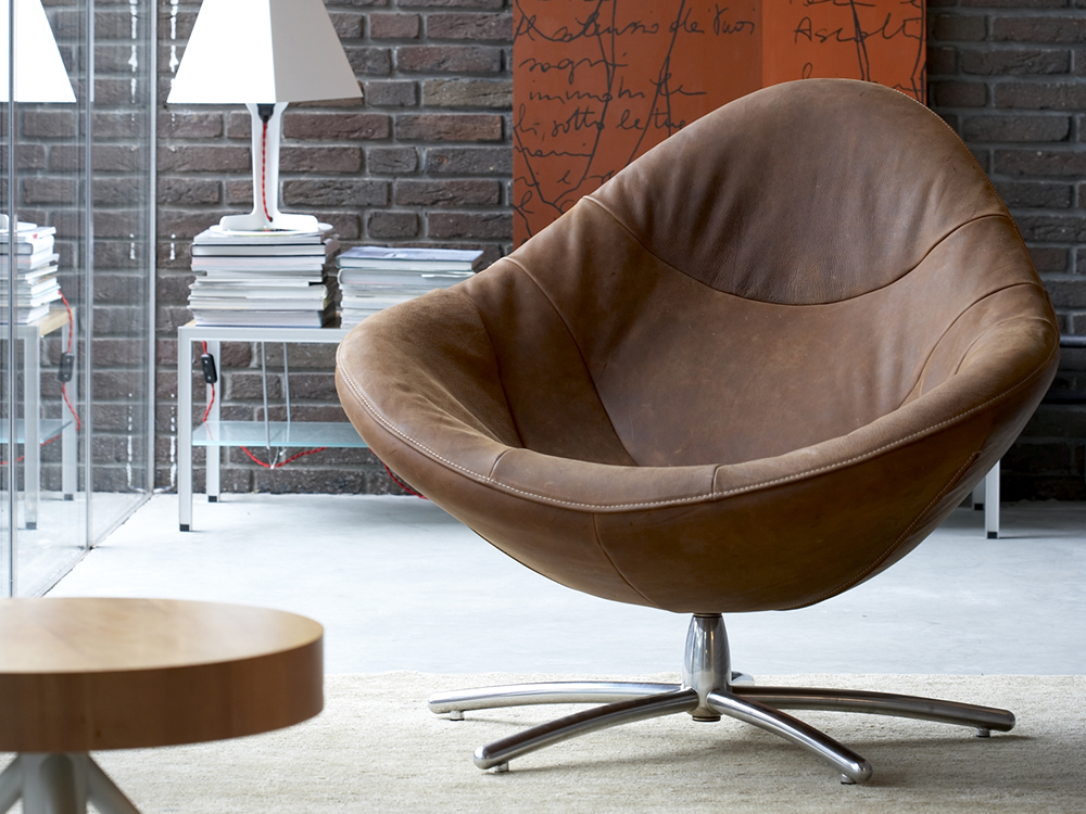 Label van den Berg Hidde fauteuil Yak leder