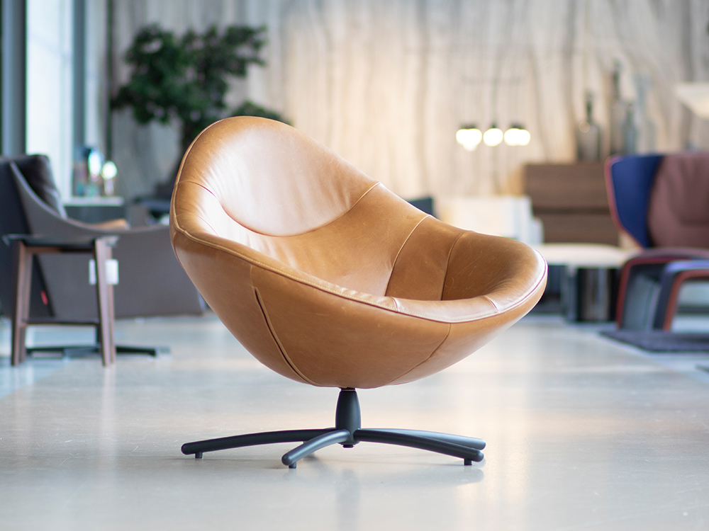 Label van den Berg Hidde fauteuil leder