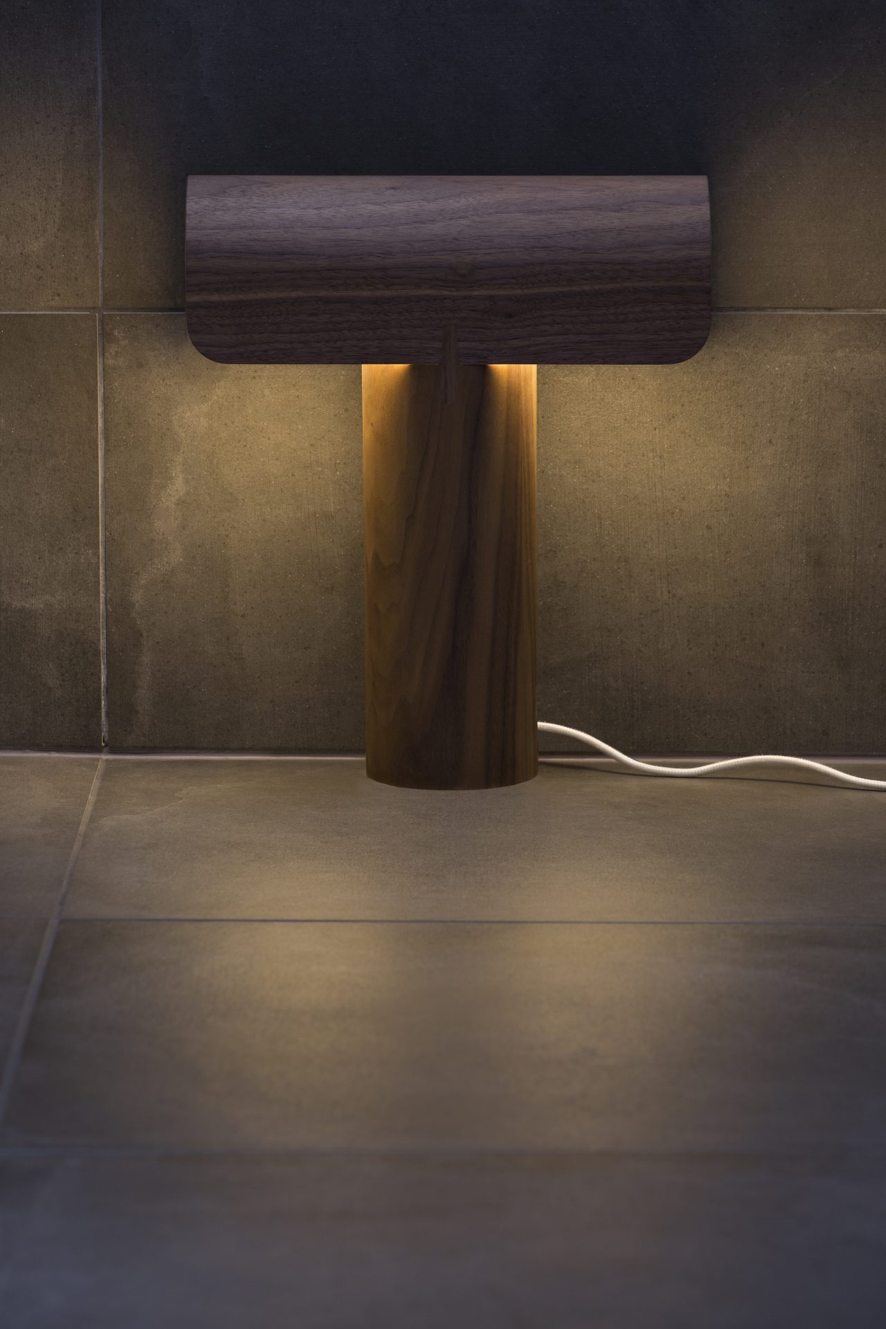 Secto Design Teelo tafellamp 8020 walnoot