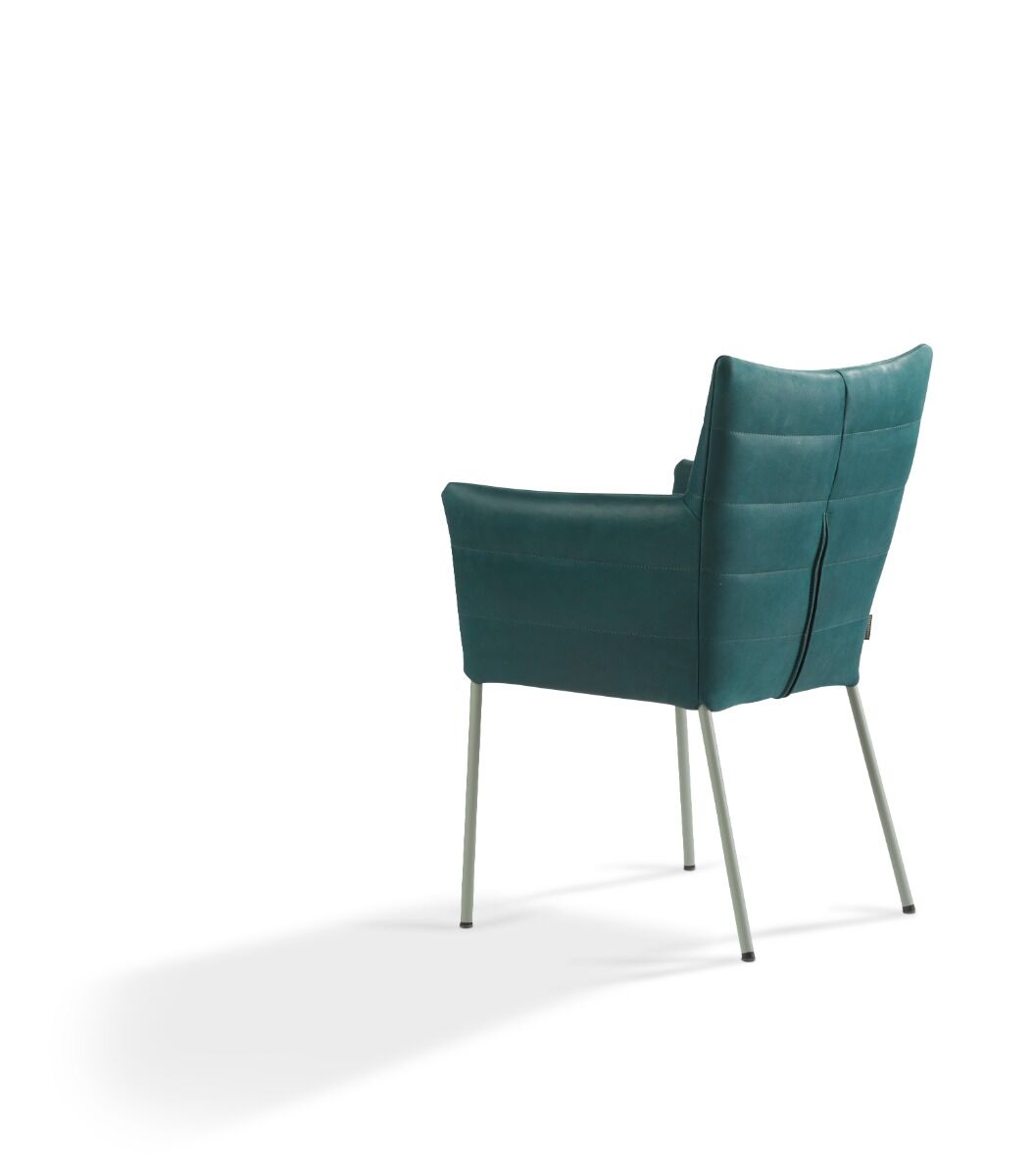 Label van den Berg Cocoon eetkamerfauteuil leder