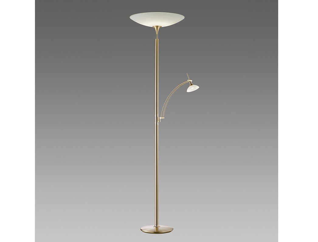 BM Leuchten Istar vloerlamp messing