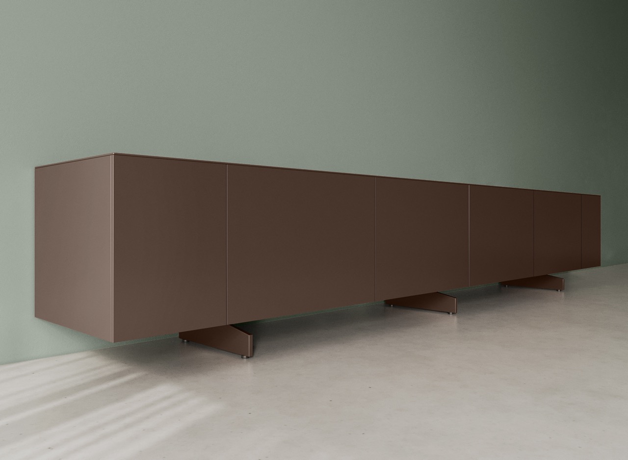 Coesel Capri 780 tv dressoir onderstel gelakt in kleur