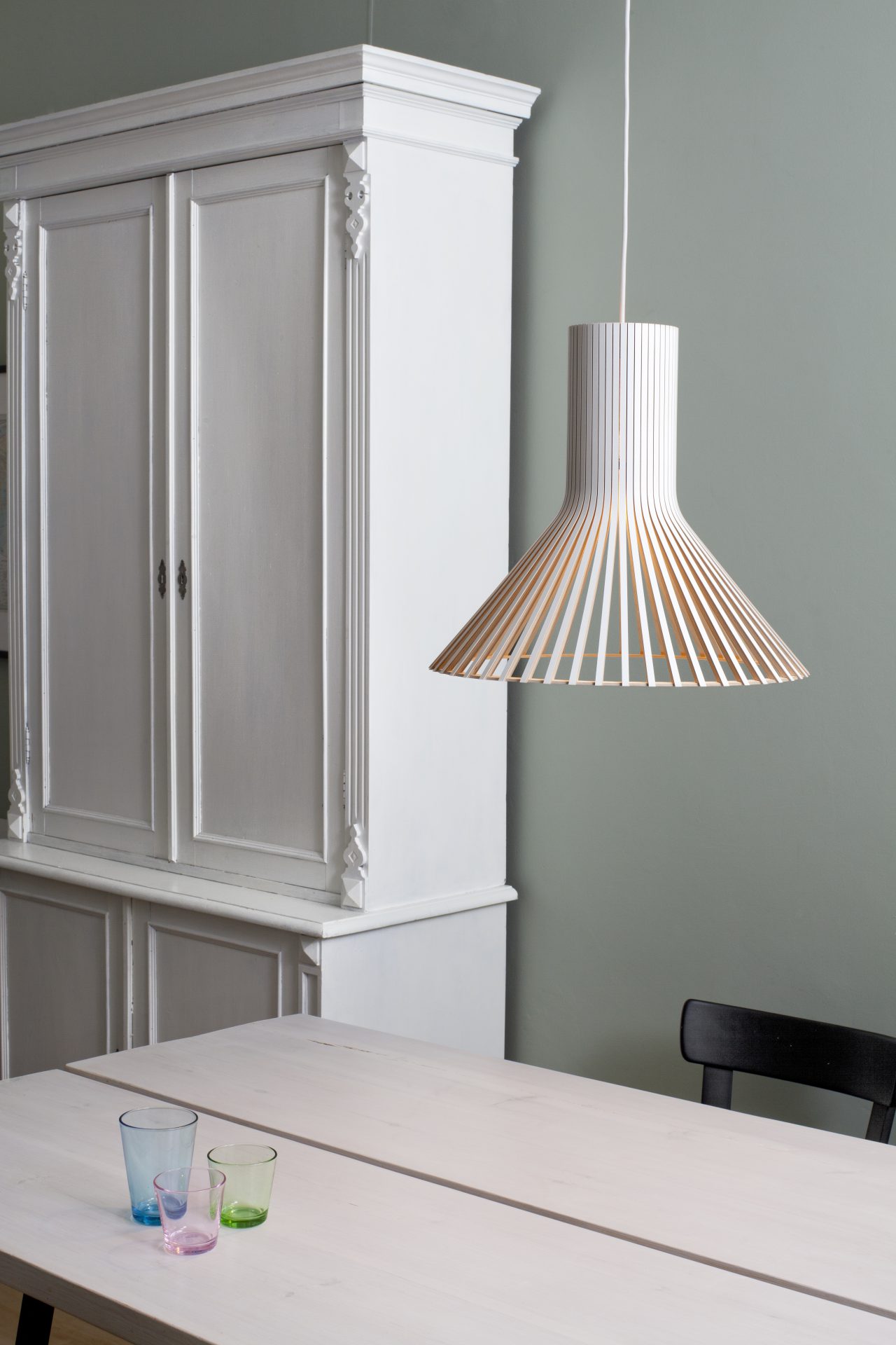 Secto hanglamp Puncto 4203 boven eettafel