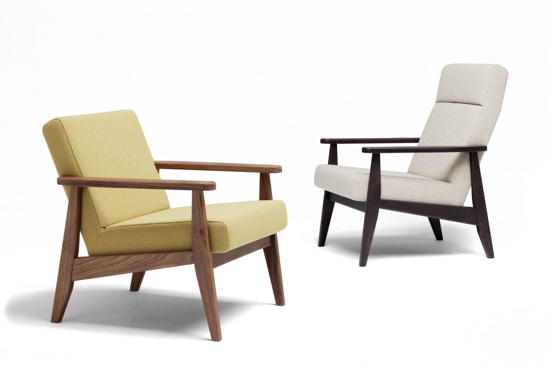 Havee Cloak 1959 fauteuil hoog en laag model