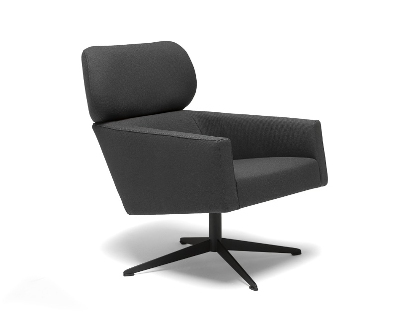 Havee Cloak Pebble draaifauteuil
