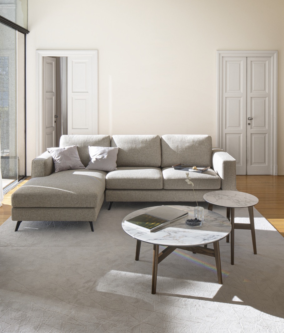 Calligaris Abrey ronde salon en bijzettafel