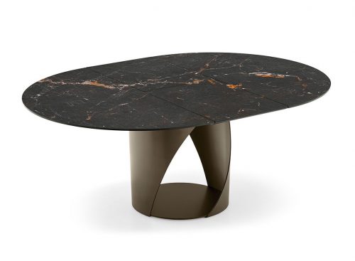 Calligaris Cyclone uitschuifbare eettafel keramiek