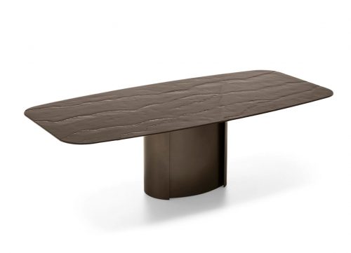Calligaris Yoroi glazen eettafel Deens ovaal