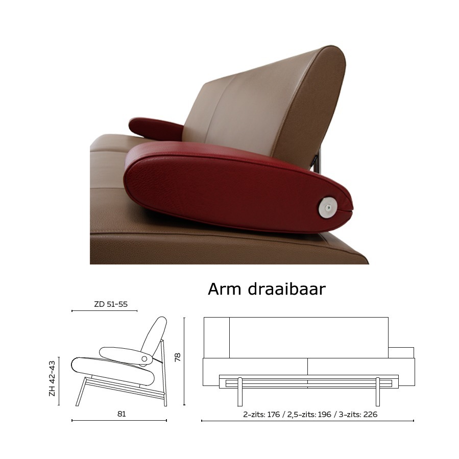 Harvink Armslag arm draaibaar