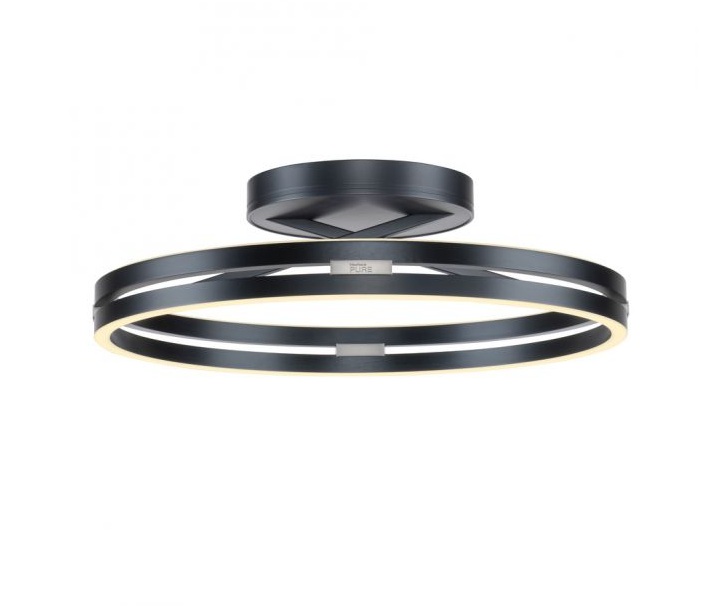 Paul Neuhaus PURE Loop plafonniere grau