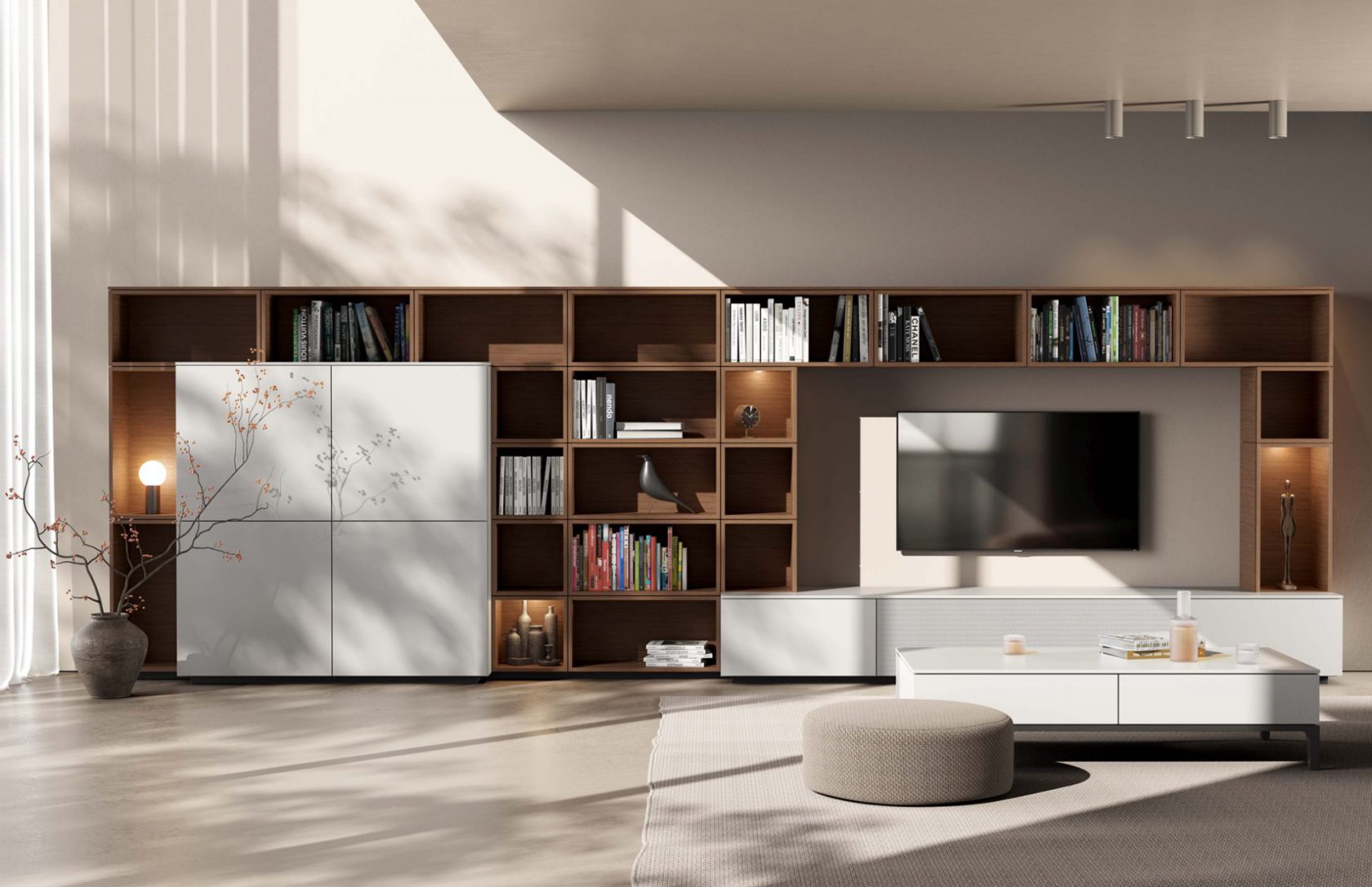 Saunaco Cas moderne wandkast
