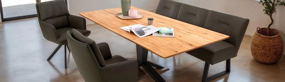 Stel uw ideale tafel en eetkamerbank van Bert Plantagie samen