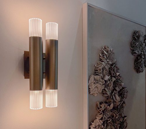 Ilfari Embrace wandlamp brons