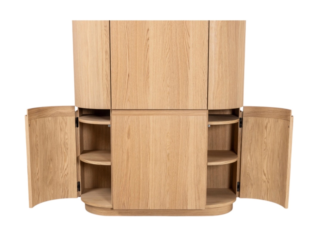 Crest Hana kast met rondlopende deuren