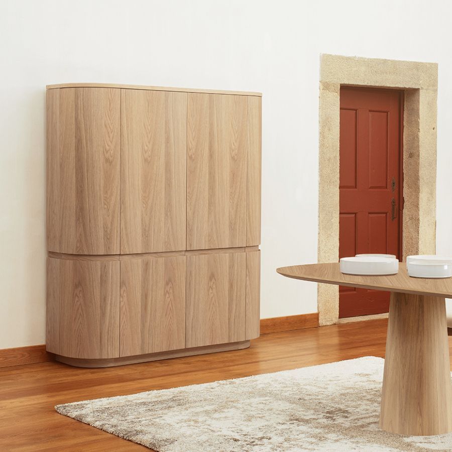 Crest Hana ronde hoge kast