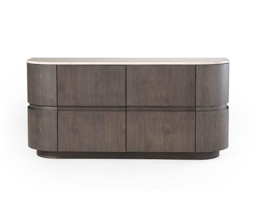Crest Hana rondlopend dressoir Travertin