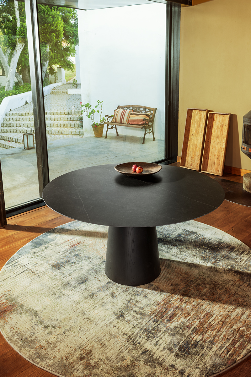 Crest Table to Love ronde tafel met keramiek blad